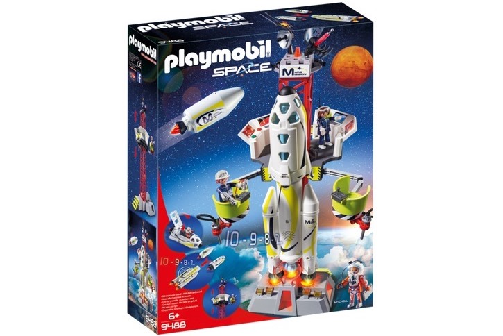 Космическая ракета с базовой станцией от Playmobil