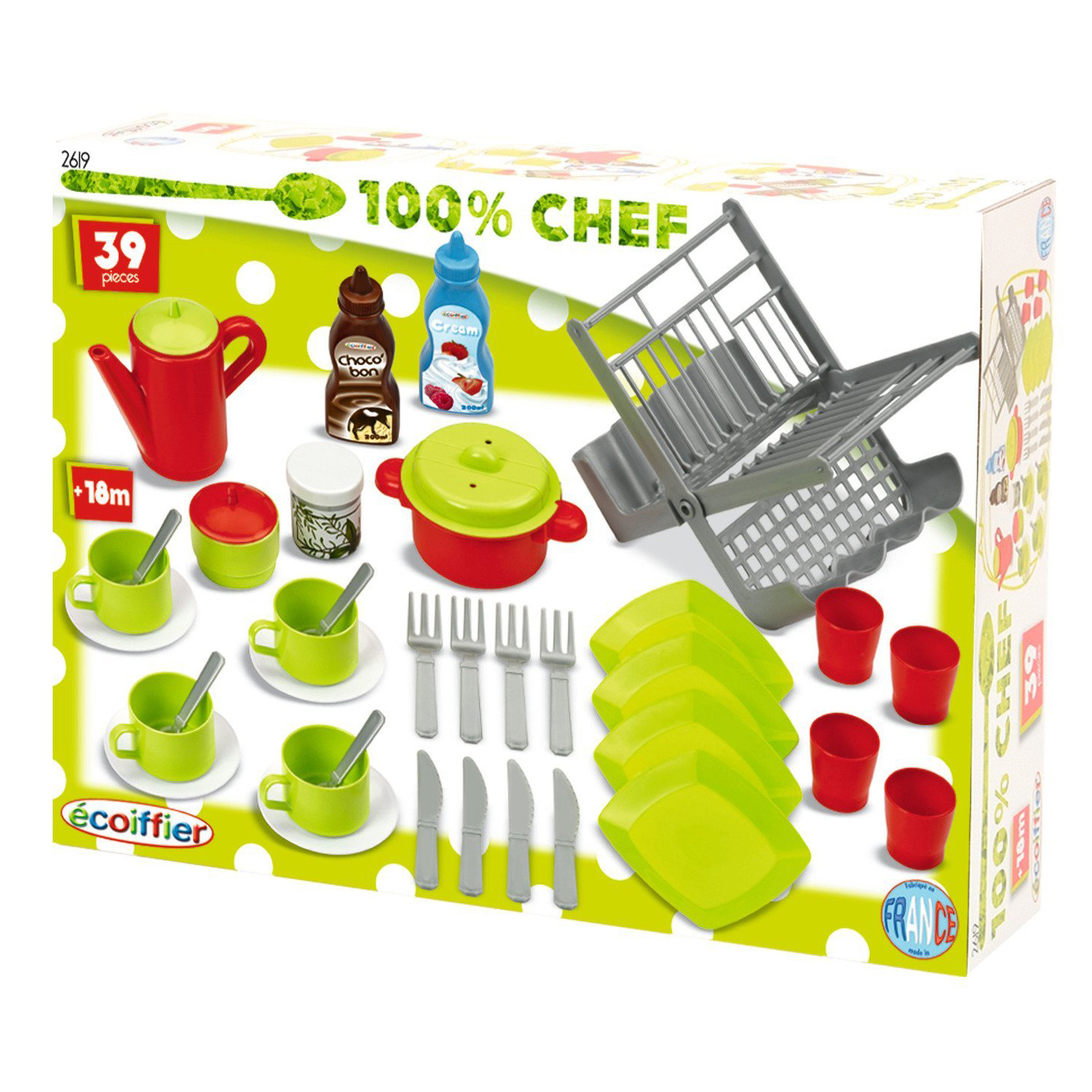 Игровой набор «Сушилка для посуды + посуда»