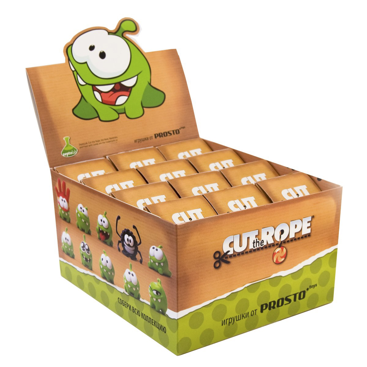 Серия фигурок персонажей игры «Cut the Rope»