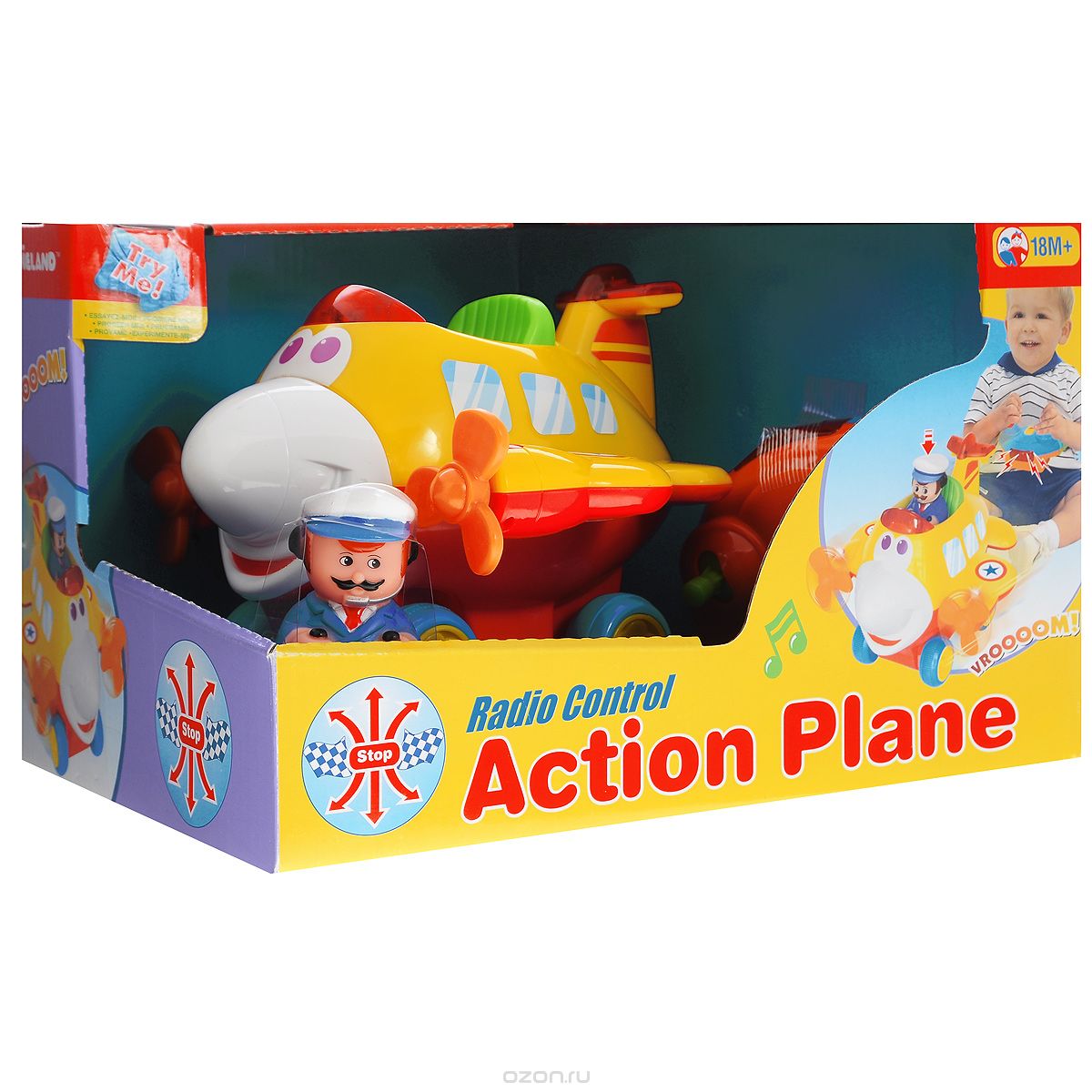 Радиоуправляемая игрушка «Забавный самолет»