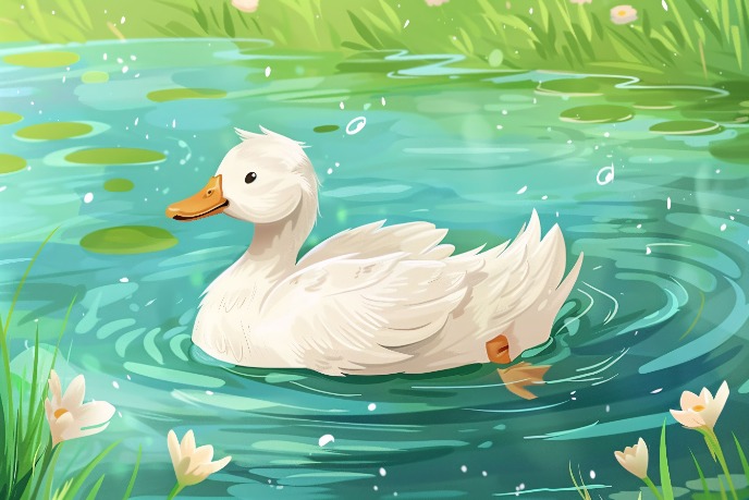 Белая уточка Белая уточка