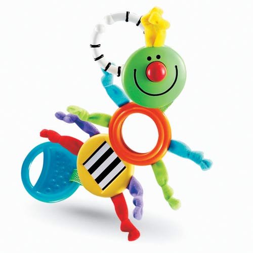 Развивающая игрушка-погремушка "Гусеница"