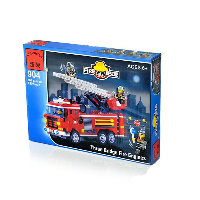 Конструктор «Пожарная машина», 364 дет.