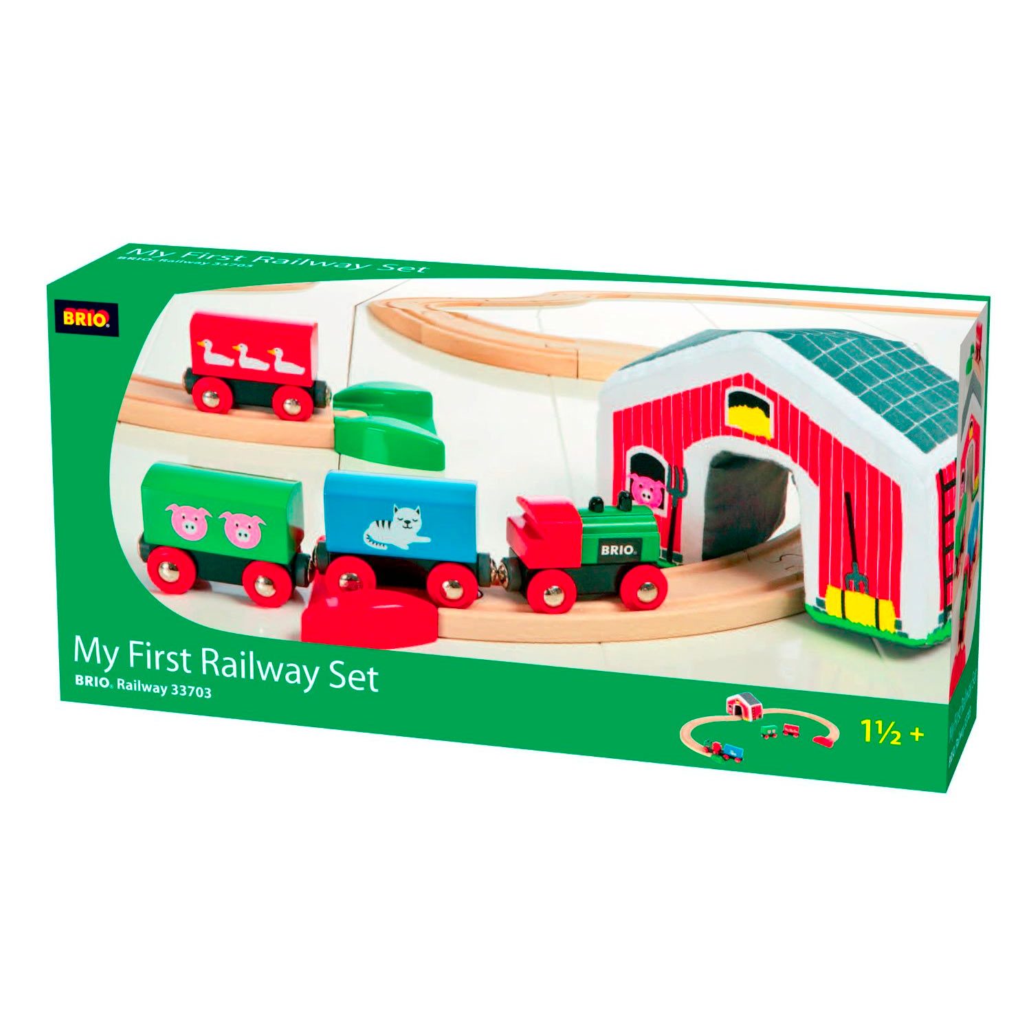 Развивающая игрушка железная дорога «Мой первый паровозик»