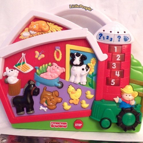 Little People Farm Animal 123s Learning Game Talking Electronic Toy