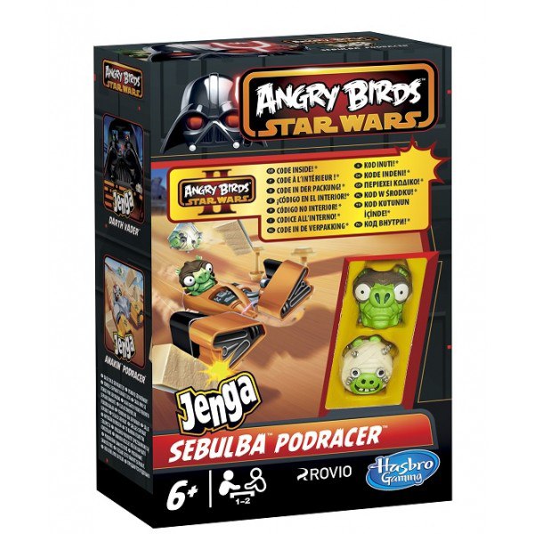 Настольная игра Angry Birds «Гонщики. Звёздный истребитель»