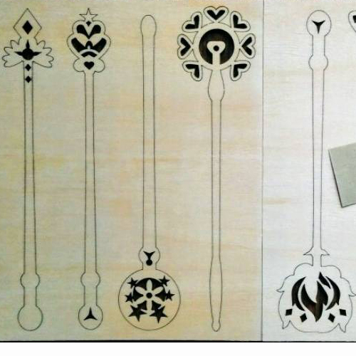 Сборная деревянная модель «Волшебные палочки»