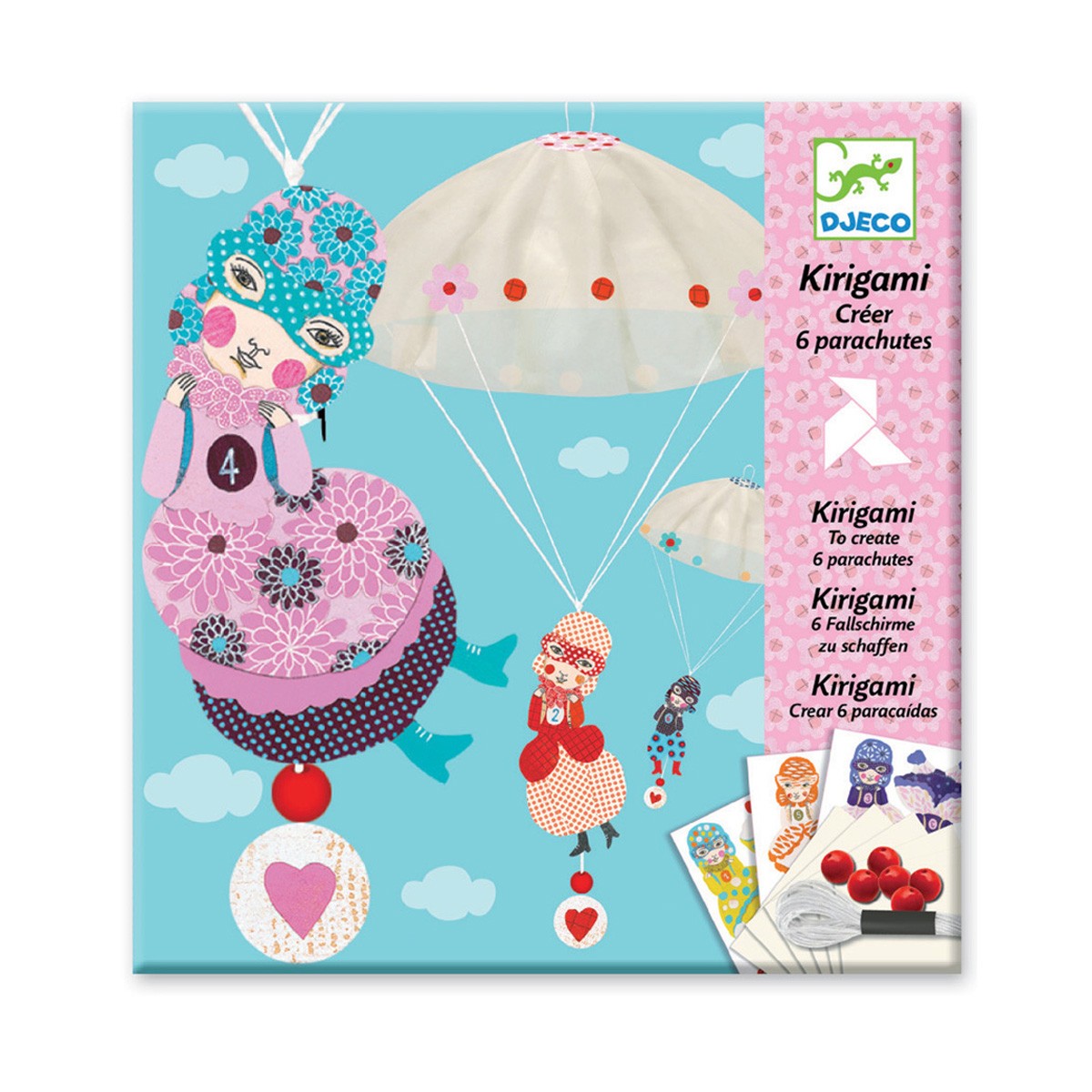 Набор киригами «Девочки с парашютами»