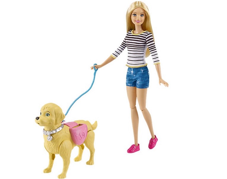 Barbie® игровой набор «Прогулка с питомцем»