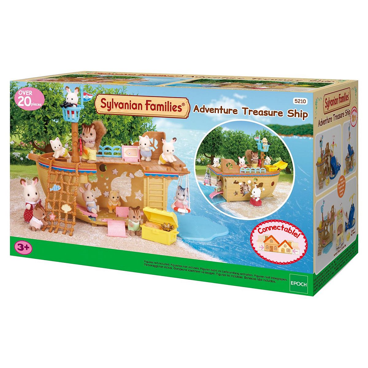 Игровой набор Sylvanian Families «Детская площадка Сокровища морей»
