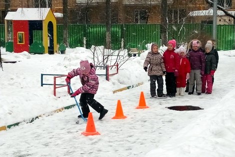 Зимние забавы. Квест на прогулке