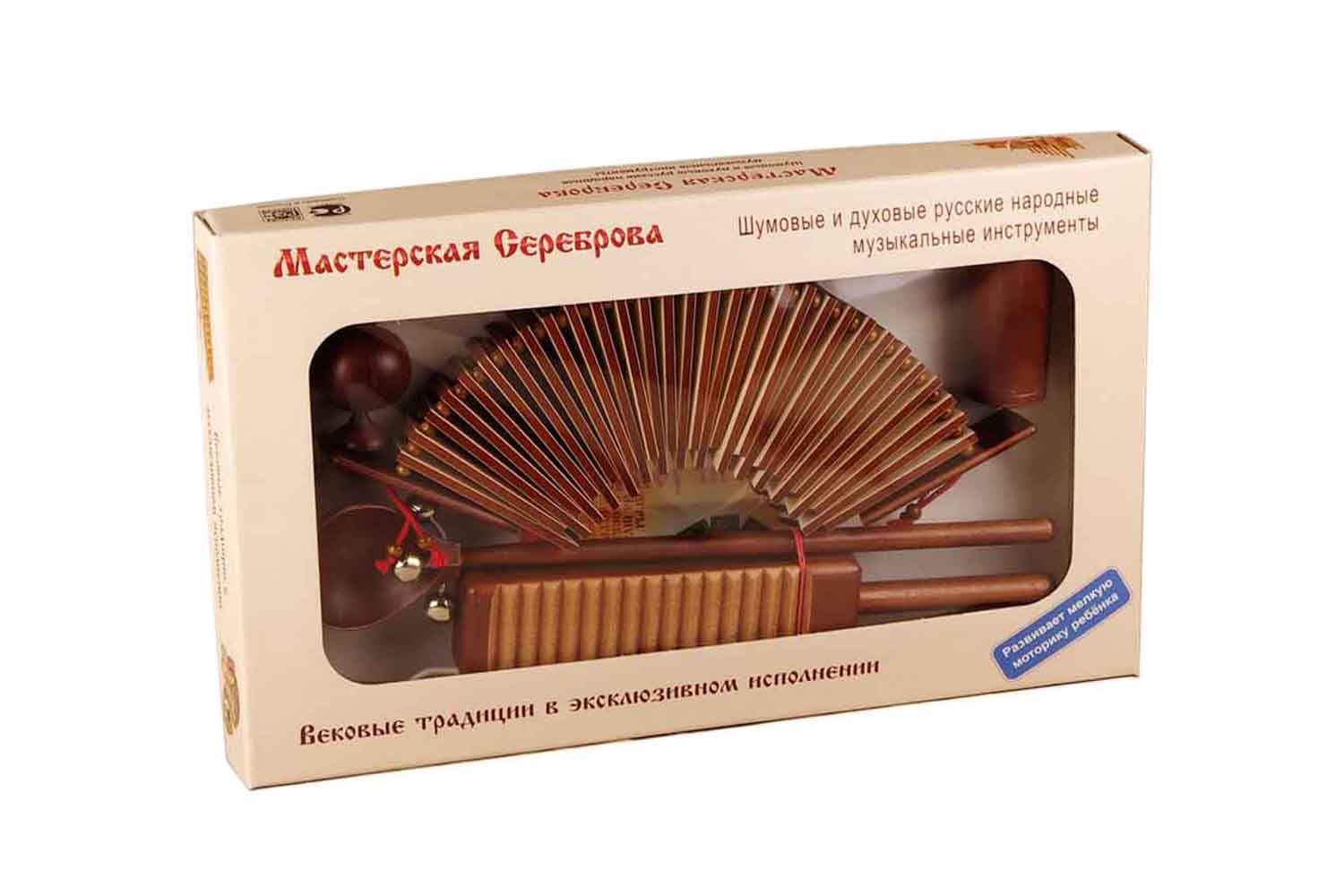 Набор русских народных инструментов «Гармошка» тонированный
