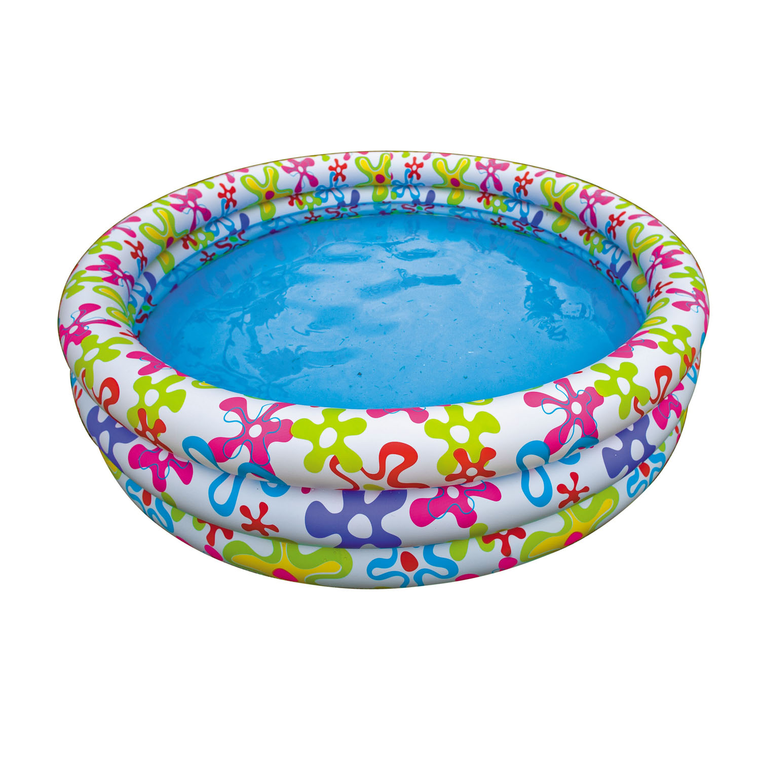Надувной бассейн «Цветочные кляксы»