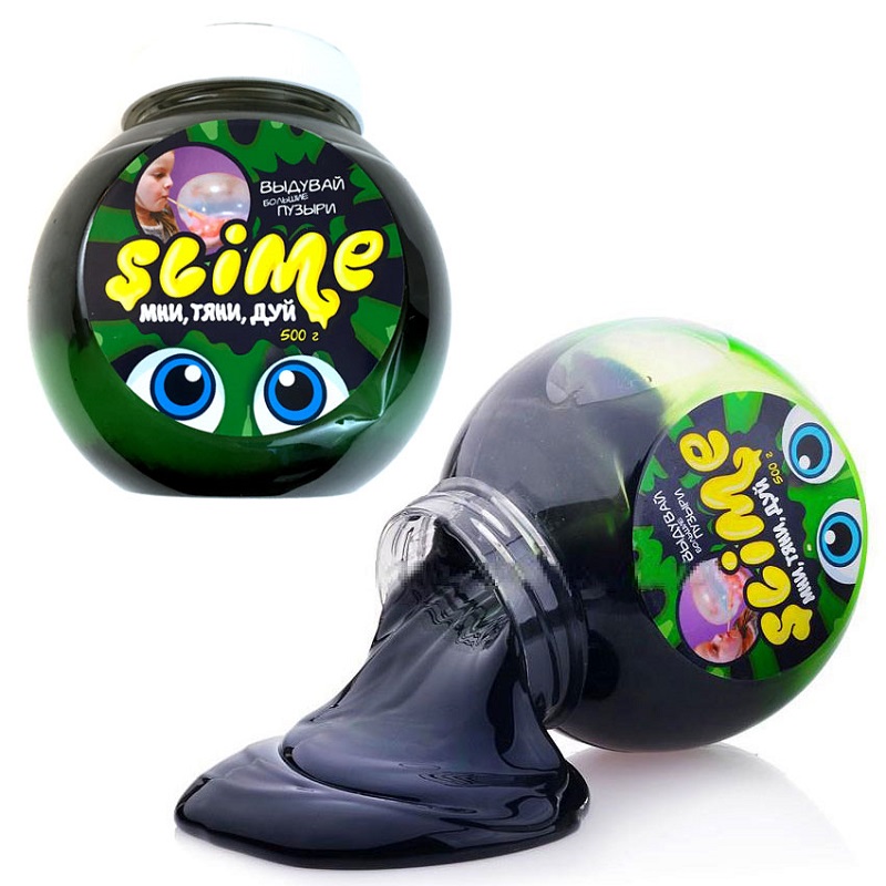 Мега слаймы. Жвачка для рук Slime Mega Mix черный + зеленый, 500 г. ЛИЗУН игрушка. СЛАЙМ ЛИЗУН. ЛИЗУН игрушка для детей.