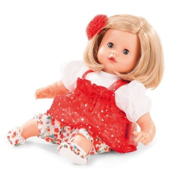 Кукла Gotz Маффин, 33 см красный наряд