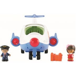 Самолётик Little People Vliegtuig – Speelfigurenset
