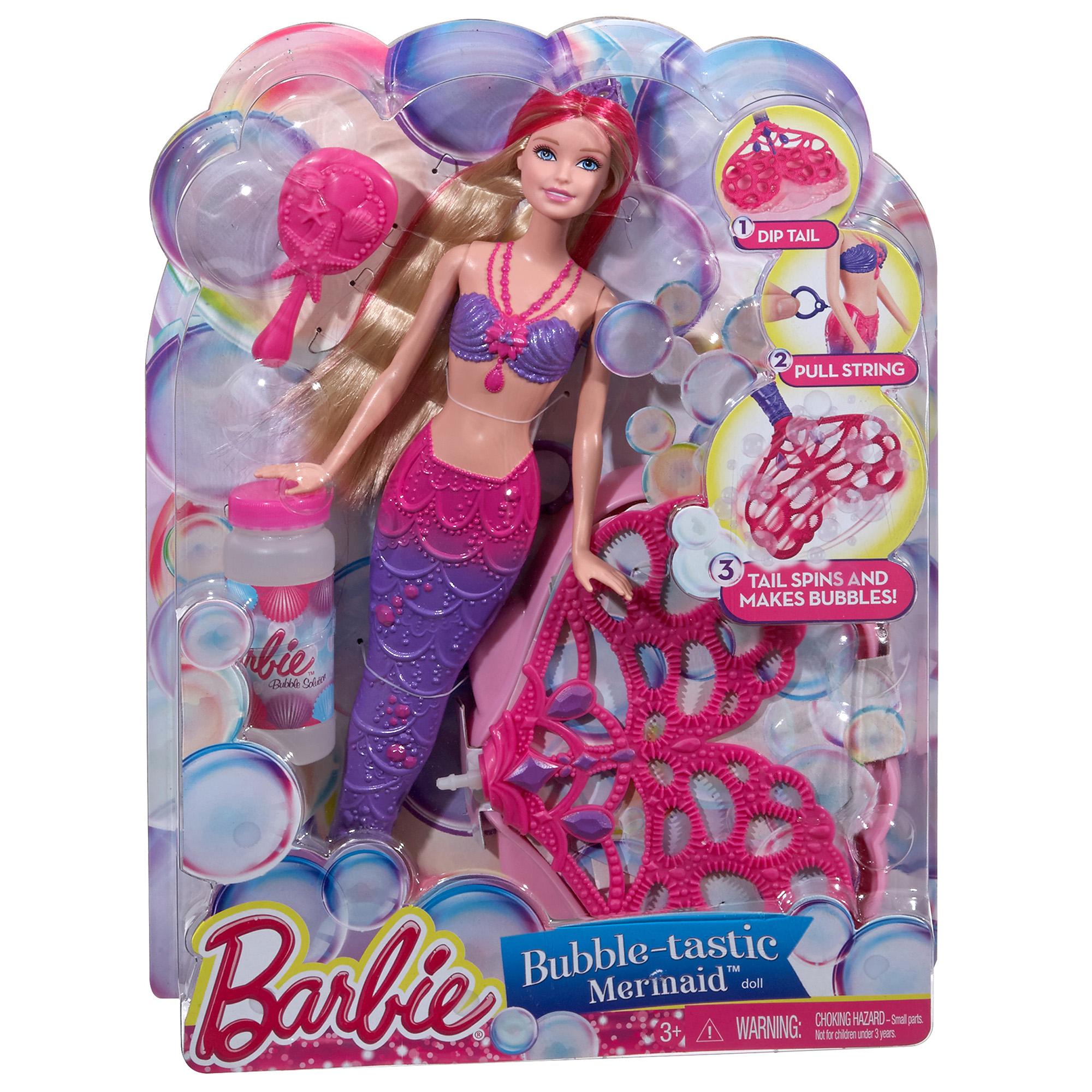 Кукла Barbie «Русалочка с волшебными пузырьками»