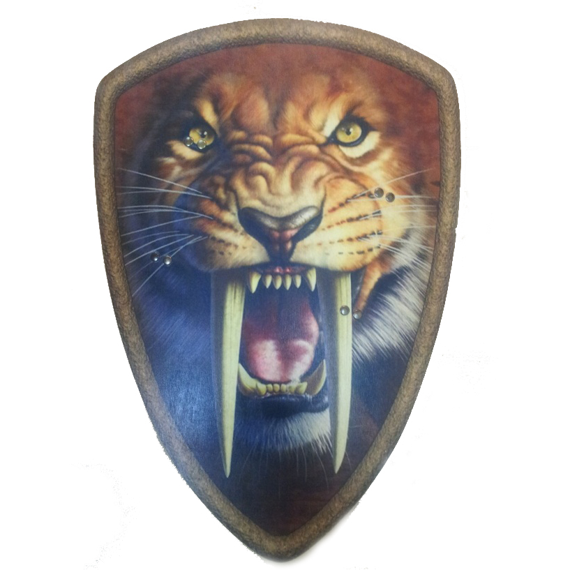 Щит с репродукцией «Тигр саблезубый»