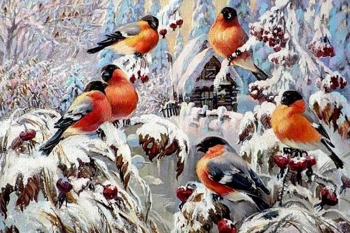 Зимующие птицы