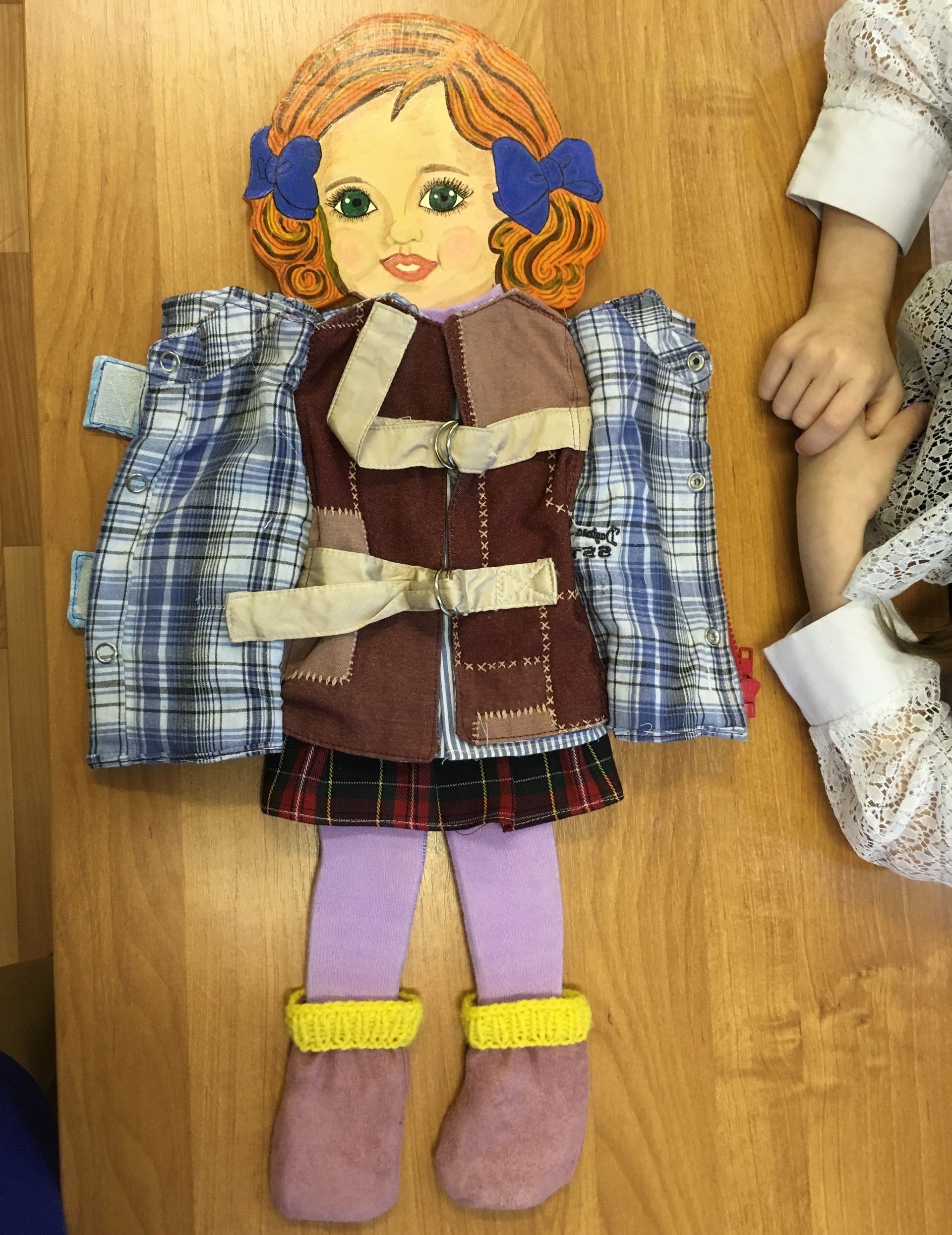 Игра «Одевание куклы» Игра «Одевание куклы»