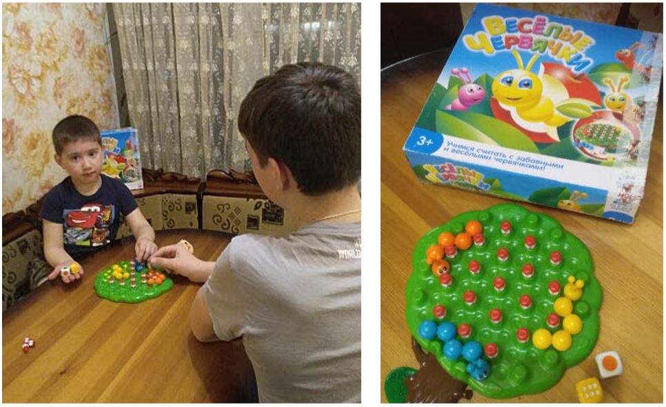 Игра «Весёлые червячки» Игра «Весёлые червячки»