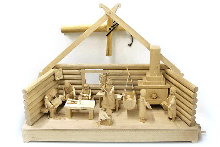 Богородская деревянная игрушка