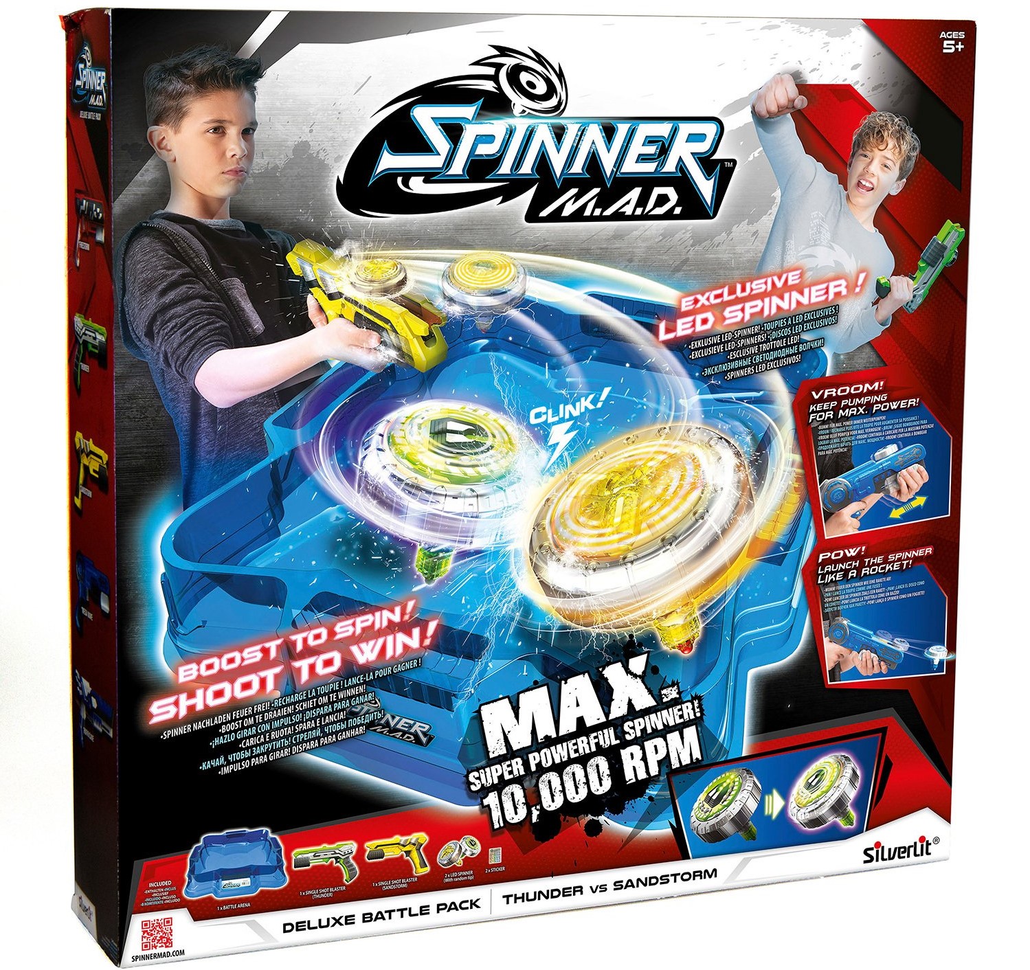 Набор из двух бластеров от Spinner Mad Набор из двух бластеров от Spinner Mad