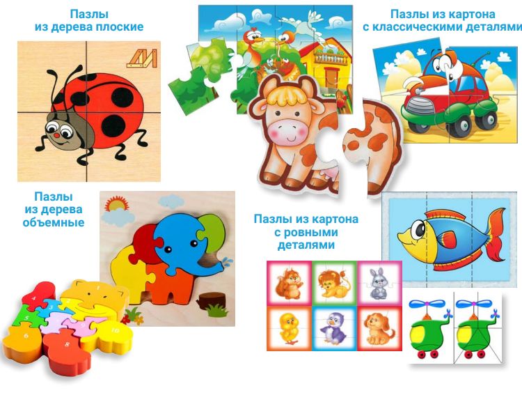 Пазлы для самых маленьких Пазлы для самых маленьких