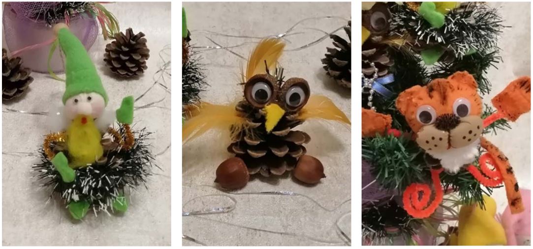 Новогодние игрушки из фетра своими руками. Мастер-класс с фото