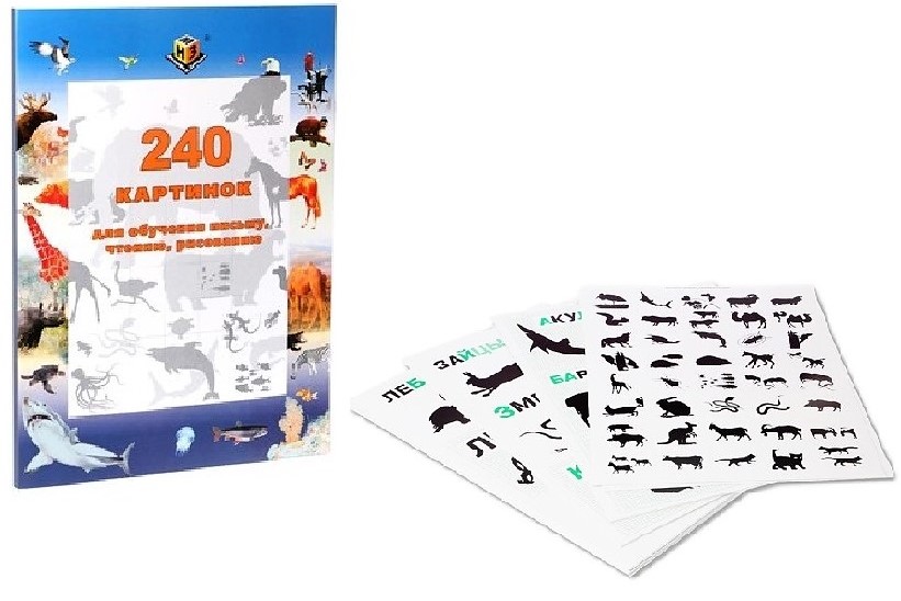 240 картинок для обучения письму, чтению, рисованию 240 картинок для обучения письму, чтению, рисованию