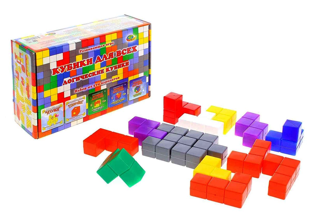 Развивающая игра «Кубики для всех»