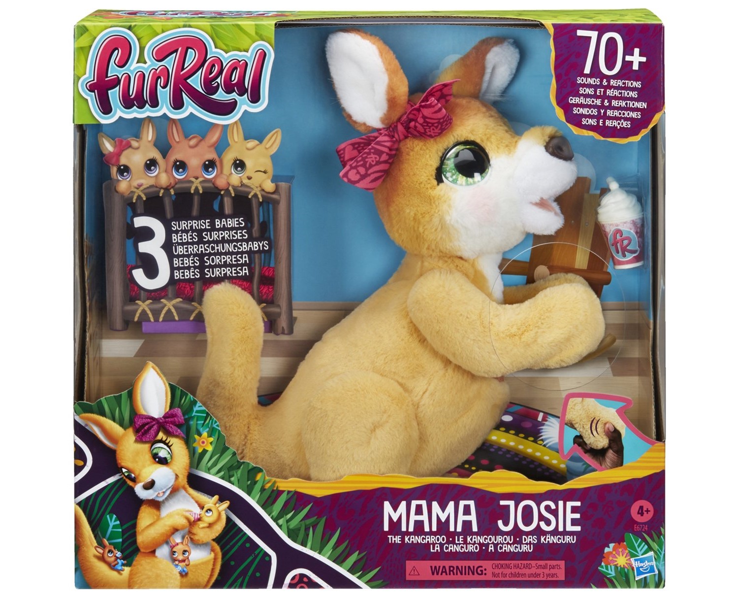 Интерактивная игрушка FurReal Friends «Кенгуру Джози и её малыши» Интерактивная игрушка FurReal Friends «Кенгуру Джози и её малыши»