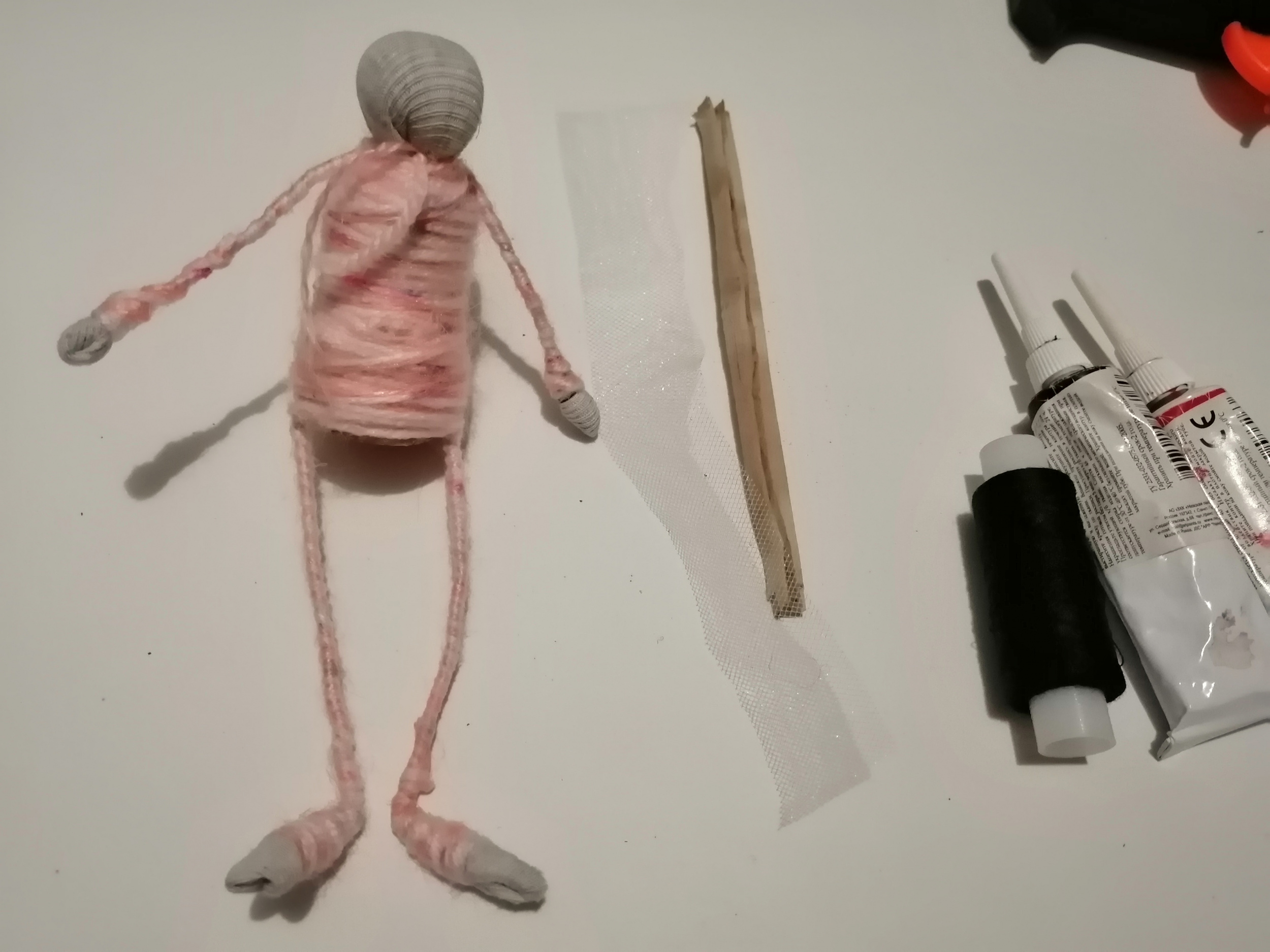 Изготовление куклы-зайки - этап 11