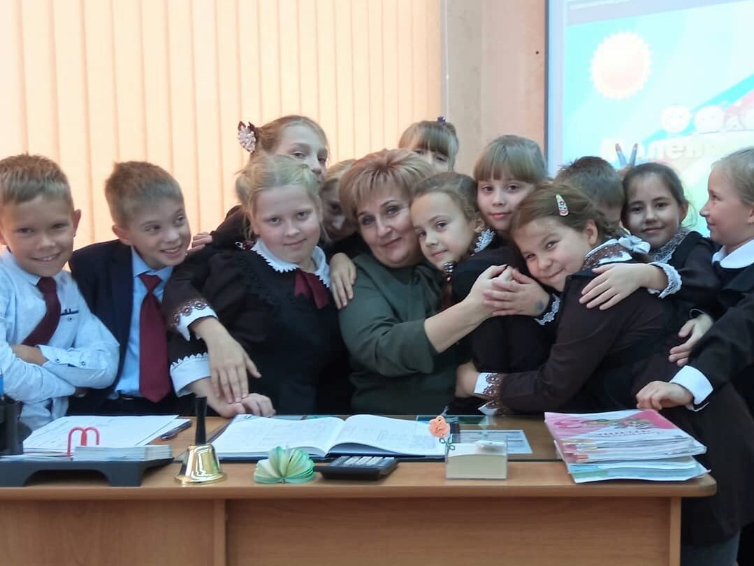 Маргарита Чаркова с детьми