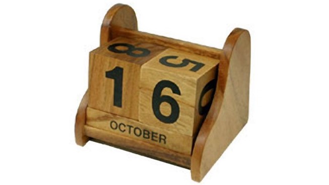 Кубики из календаря