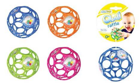 Мячик гремящий «Oball» Мячик гремящий «Oball»
