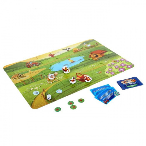 Игра-пазл 3в1 «Животные фермы»