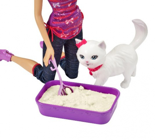 Игровой набор «Barbie ухаживает за кошечкой»