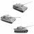 Сборная модель «Немецкий тяжёлый танк Королевский Тигр» с башней Хеншель