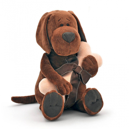 Мягкая игрушка «Пес Барбоська с косточкой»