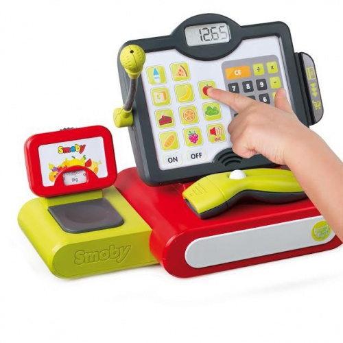 Детская электронная касса с сканером Smoby 350102