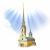 Сборная модель из картона «Петропавловский собор»