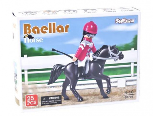 Конструктор пластиковый Shantou Baellar horse «Жокей и конюшня»