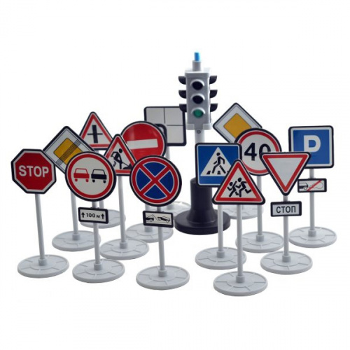 Набор «Светофор с дорожными знаками»