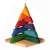 Деревянная пирамидка «Треугольники»
