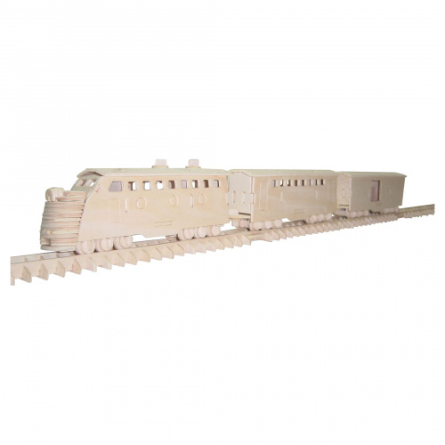 Сборная деревянная модель «Поезд»