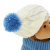 Ёжик Колючка в шапке с голубым помпоном