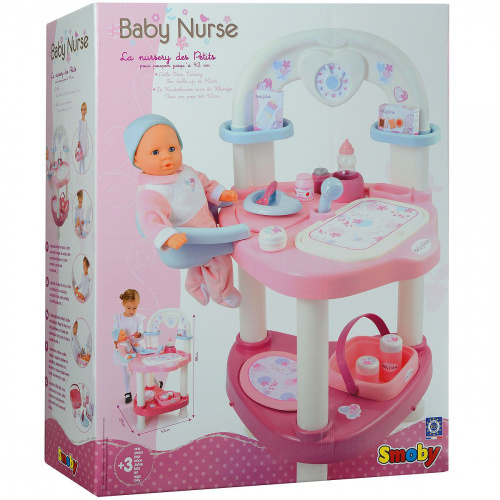 Набор для кормления и купания пупса Baby Nurse