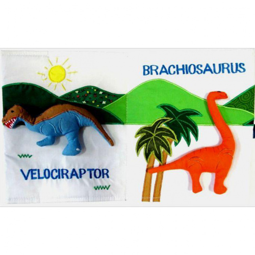 Игровая обучающая книжка «Динозавры»