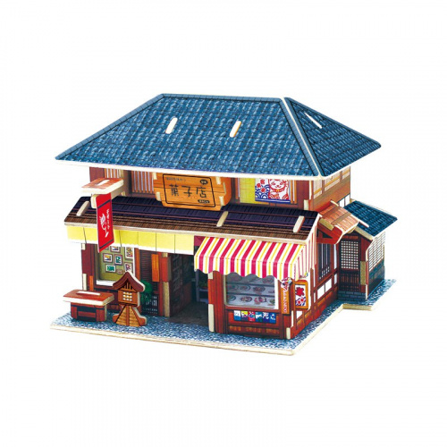 3D-пазлы «Кондитерская» серия «домики Японии»